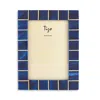 Tizo Blue/brass Photo Frame, 5 X 7