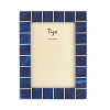 Tizo Blue/brass Photo Frame, 5 X 7 In Blue