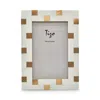 Tizo Bone Resin/brass Picture Frame, 5 X 7 In Multi