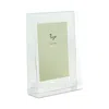 Tizo Clear Crystal Glass Pyramid-shaped 5 X 7 Picture Frame In Clear