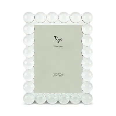 Tizo Clear Crystal Glass Single Bubble Frame, 4 X 6 In Transparent