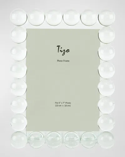 Tizo Single-row Bubble Crystal Frame In Clear
