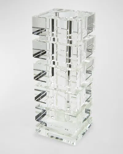 Tizo Crystal Illusion Vase In Clear