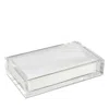 Tizo Lucite Guest Towel Tray In Clear