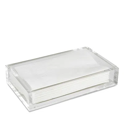 TIZO CLEAR LUCITE GUEST TOWEL TRAY