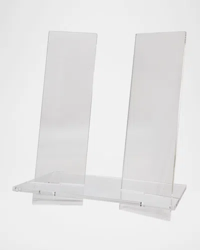 Tizo Clear Lucite Vertical Book Stand In Transparent