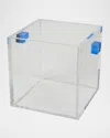 Tizo Lucite Clear Wine Cooler In Blue