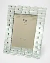 Tizo Clear Curved Bricks Crystal Glass 5 X 7 Picture Frame In Clear