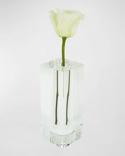 Tizo Crystal Budvase/candle Holder - Small In Transparent