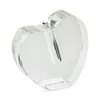Tizo Crystal Clear Heart Shape Vase, Large In Green