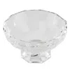Tizo Crystal Glass Bowl With Clear Base In Transparent
