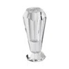 Tizo Crystal Glass Bud Vase With Clear Base In Transparent