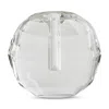 Tizo Crystal Glass Optic Vase, Small In Transparent