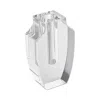 Tizo Crystal Glass Urn Vase Urn, Mini Narrow In Transparent