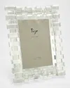 Tizo Crystal Rings Frame, 4" X 6" In Clear