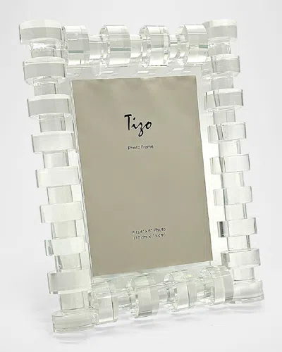 Tizo Crystal Rings Frame, 4" X 6" In Metallic