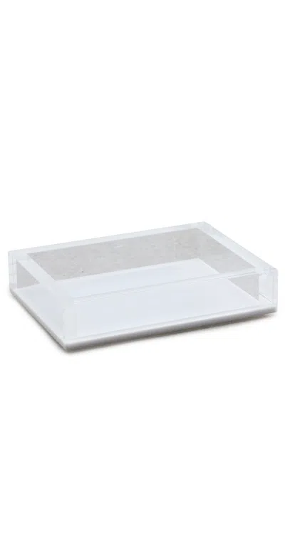 Tizo Design Acrylic Soap Dish Solid White