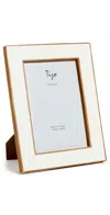Tizo Design Bone/resin Frame 5x7 White In White