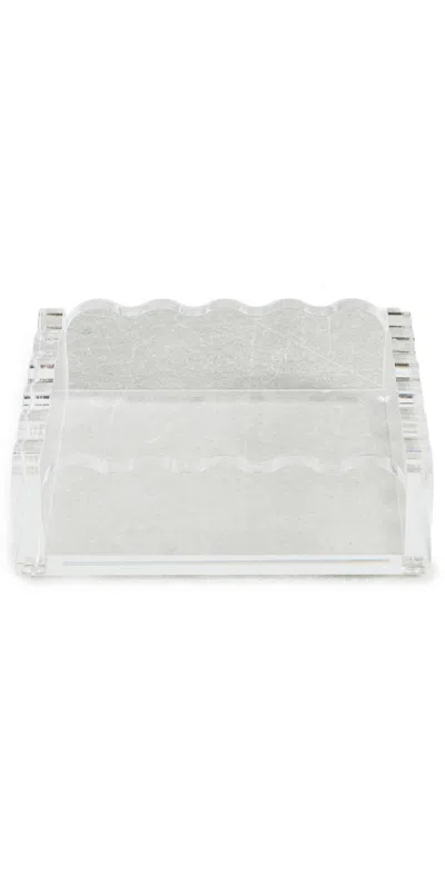 Tizo Design Cocktail Napkins Holder Clear In Transparent