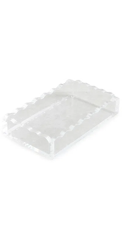 Tizo Design Guest Towel Napkin Holder Clear In Transparent