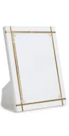 Tizo Design Lucite 5x7 Frame White In White