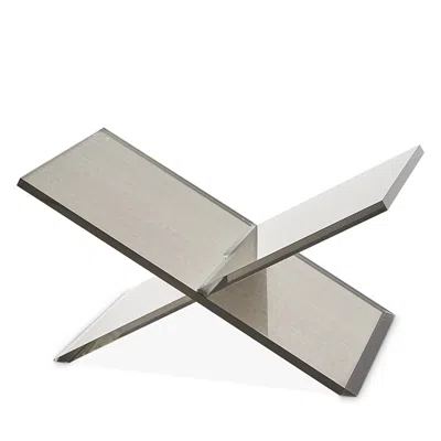 Tizo Design Lucite Book Stand In Silver