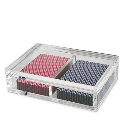 Tizo Design Lucite Card Set In Clear