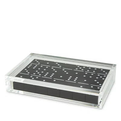 Tizo Design Lucite Domino Set In Black