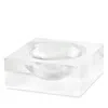 Tizo Design Lucite Small Clear White Bowl In White