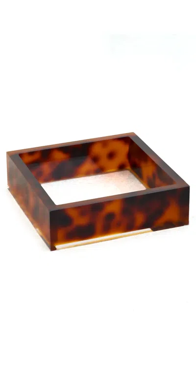 Tizo Design Lucite Tortoise Napkin Holder Tortoise In Multi