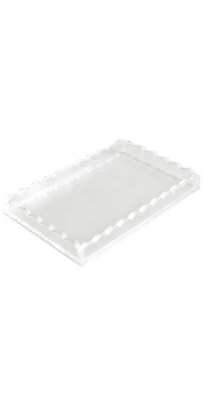 Tizo Design Small Tray 8x12 Clear In Transparent
