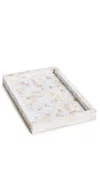 Tizo Design Tray 12x8 In Mother Of Pearl White