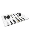 Tizo Acrylic Backgammon Board Game In Black/white