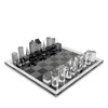 Tizo Designs Lucite Chess Set In Gray