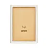Tizo Enameled Gold Frame, 4 X 6 In White