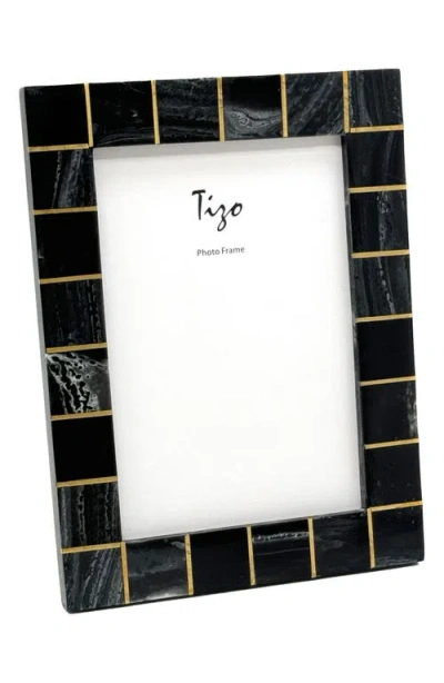Tizo Faux Bone Picture Frame In Dark Gray