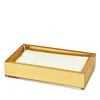 Tizo Gold Tone Lucite Guest Towel Tray In Gold