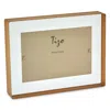 Tizo Lucite Bordered 5 X 7 Picture Frame In Brown