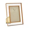 Tizo Lucite Bordered Easel Back 4 X 6 Picture Frame In Metallic