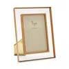 Tizo Lucite Bordered Easel Back 8 X 10 Picture Frame In Brown
