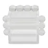 Tizo Clear Lucite Box With Bubbles In Clear