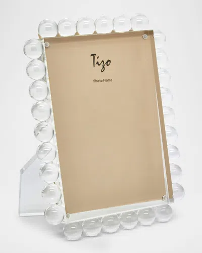 Tizo Lucite Frame With Bubbles, 4 X 6 In White