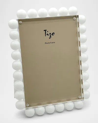 Tizo Lucite Frame With Bubbles, 4 X 6 In White