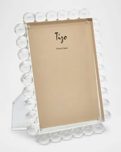 Tizo Lucite Frame With Bubbles, 5 X 7 In Clear