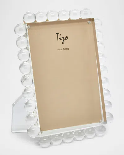 Tizo Lucite Frame With Bubbles, 8 X 10 In Clear