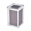 Tizo Lucite Canister Box, Silver In Gray
