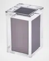 Tizo Lucite Canister With Lid In Silver