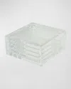 Tizo Lucite Coasters, Set Of 4 In Transparent