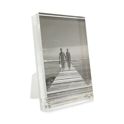Tizo Lucite Easel Back 4 X 6 Picture Frame In White