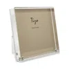 Tizo Lucite Easel Back 5 X 5 Picture Frame In Neutral